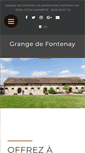 Mobile Screenshot of la-grange-de-fontenay.com