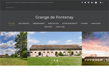 Tablet Screenshot of la-grange-de-fontenay.com